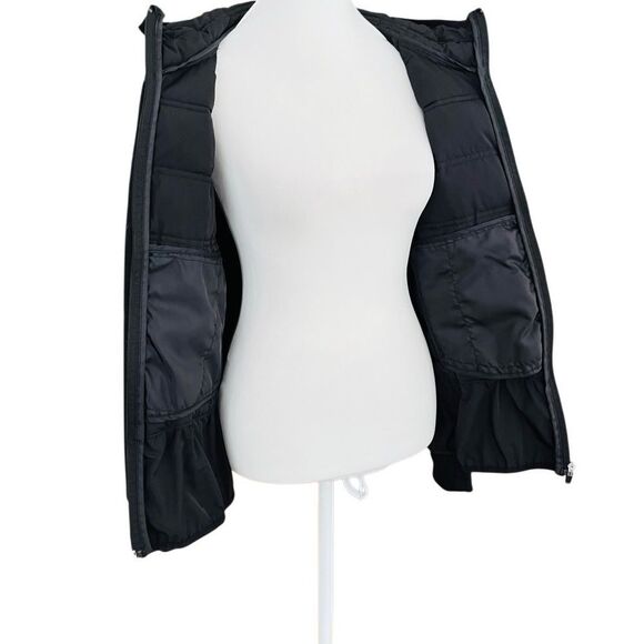 BCBGMaxAzria Black Quilted Zip Front Jacket size M. - Picture 7 of 9